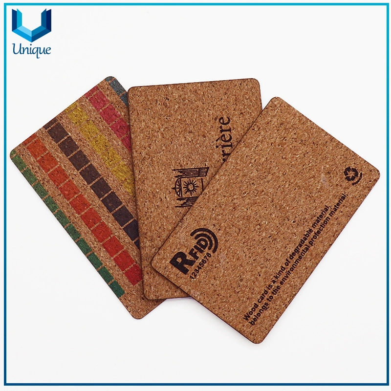 Free Sample Eco Friendly NFC Printing Logo Hotel Key RFID Business Name Custom Bamboo Wood Card