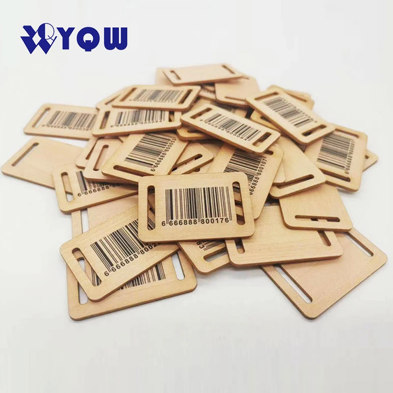 Customize Contactless Access Control Proximity Card 125kHz Tk4100 Chip Smart Hotel Creative Wooden Blank RFID Card