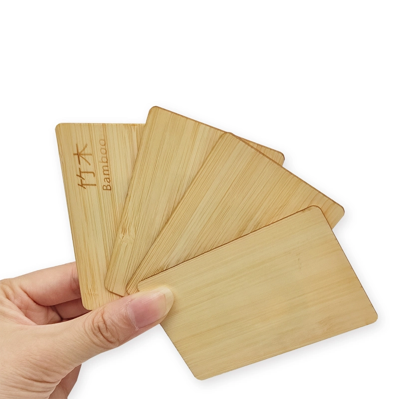 Wholesale Ntag215 Chip Wooden RFID Bamboo Key Card