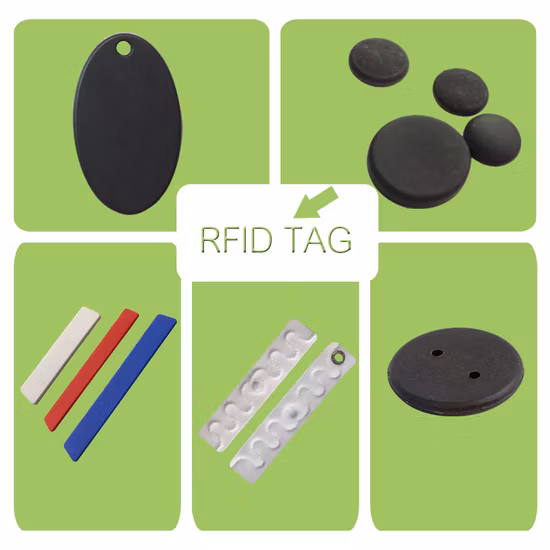 Gyrfid Etichetta metallica RFID industriale senza acidi U-Code 8 Mea10