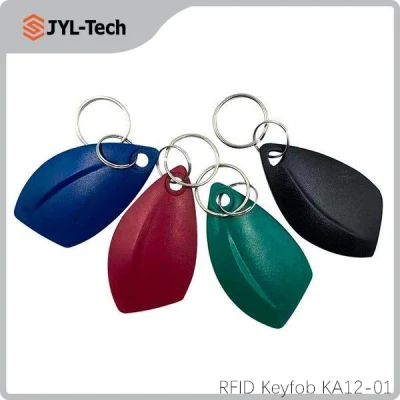 Portachiavi RFID/NFC in plastica da 125 KHz/13,56 MHz, portachiavi RFID in ABS